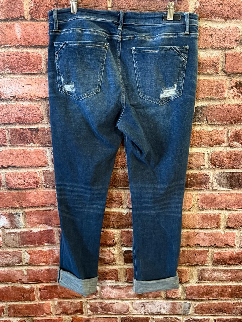 Buckle Black Fit 53 Women's Distressed Straight Leg Jeans - Dark Blue - Picture 5 of 6